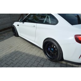 Накладки сплиттеры на пороги на BMW M2 F87